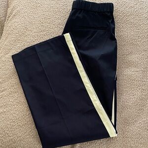 Zara Women's Navy Straight Leg Pants